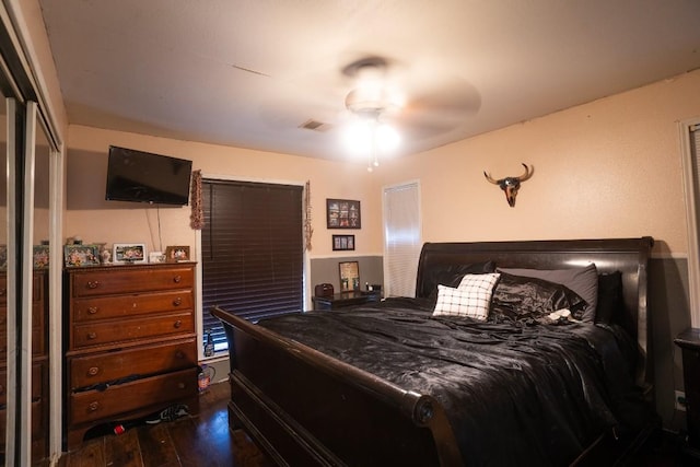 178 Ann Powell Rd, Smithville, TX 78957 - bedroom with dark wood finished floors