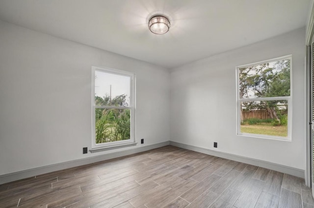 9600 Claxton Dr, Austin, TX 78736 - empty room with wood finished floors and baseboards