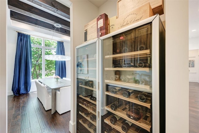 8100 Magnolia Ridge Cv, Austin, TX 78738 - bar with dark wood-style flooring