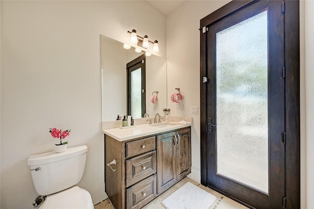 8100 Magnolia Ridge Cv, Austin, TX 78738 - bathroom featuring vanity and toilet