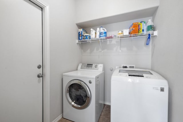 1813 Indian Lodge Dr, Cedar Park, TX 78613 - washroom featuring washer and dryer and tile patterned floors