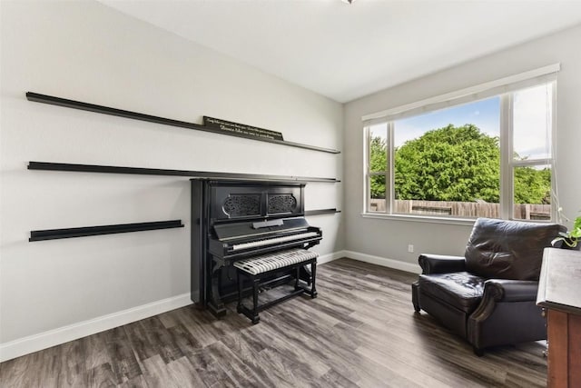 104 Blue Agave Ln, Georgetown, TX 78626 - sitting room with wood finished floors and baseboards
