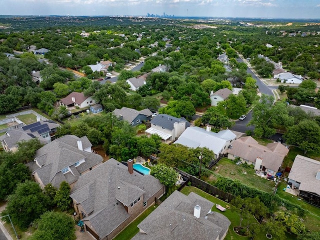 8546 Red Willow Dr, Austin, TX 78736 - aerial view of property and surrounding area with nearby suburban area