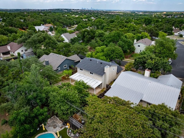 8546 Red Willow Dr, Austin, TX 78736 - aerial perspective of suburban area