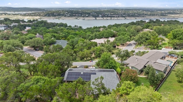 108 Highlander St, Lakeway, TX 78734 - aerial view of residential area featuring a nearby body of water