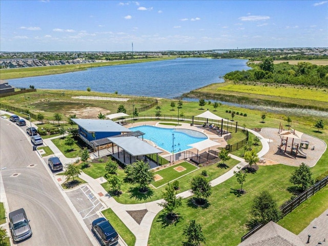 1725 Cobblecrest Ln, Leander, TX 78641 - aerial view of a nearby body of water
