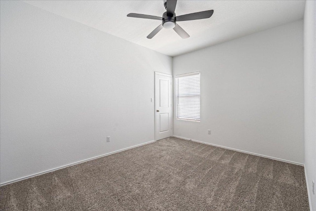 1725 Cobblecrest Ln, Leander, TX 78641 - empty room with carpet flooring and ceiling fan