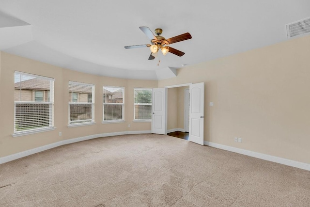 3546 Guadalajara St, Round Rock, TX 78665 - unfurnished room with a ceiling fan and carpet flooring