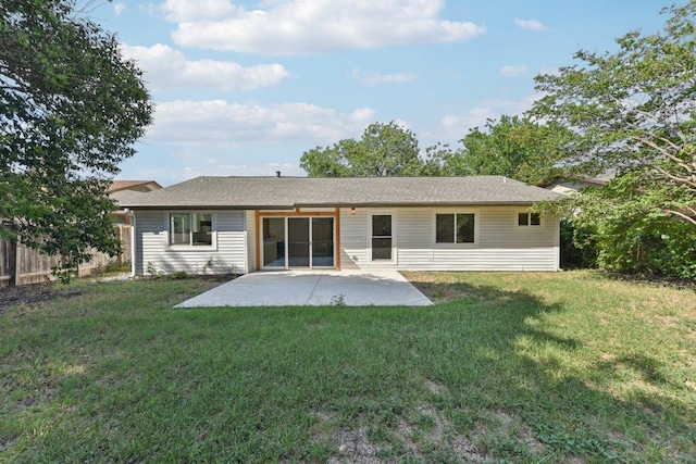 1111 Spearson Ln, Austin, TX 78745 - rear view of house featuring a patio