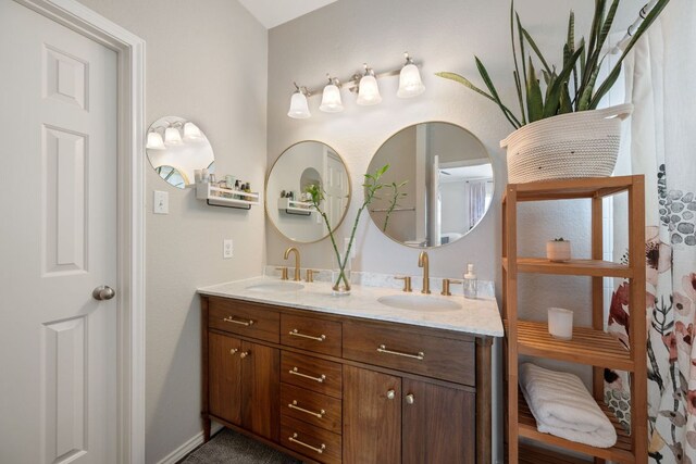 229 Wild Plum, San Marcos, TX 78666 - full bathroom with double vanity