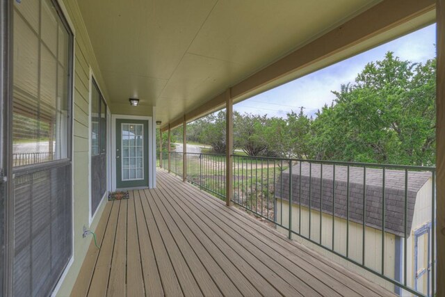 1219 Canyon Trce, Canyon Lake, TX 78133 - view of deck