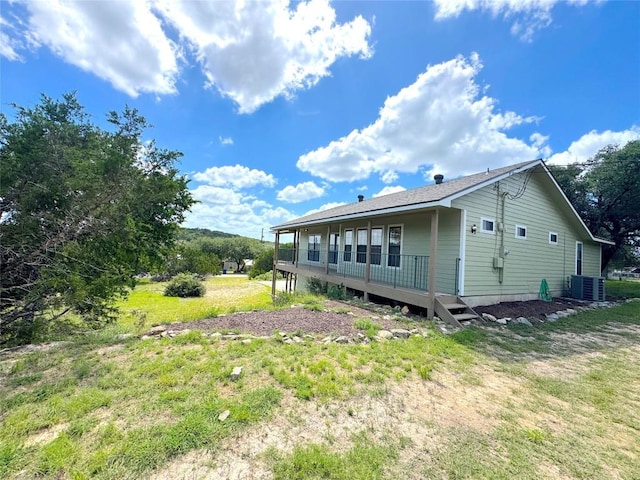 1219 Canyon Trce, Canyon Lake, TX 78133 - rear view of property