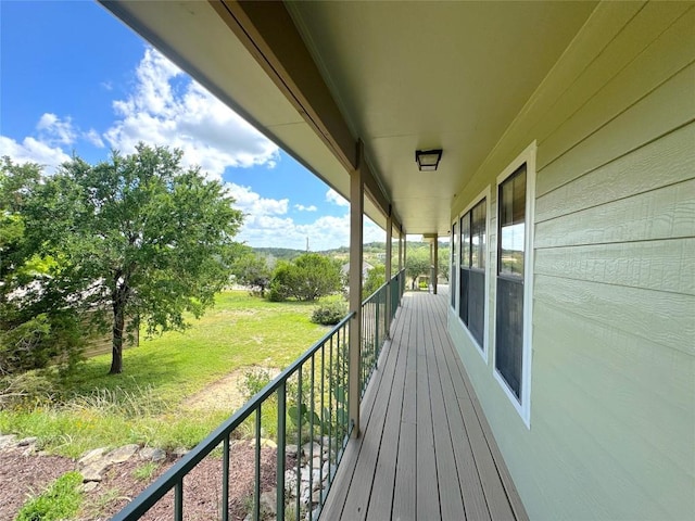 1219 Canyon Trce, Canyon Lake, TX 78133 - view of wooden deck