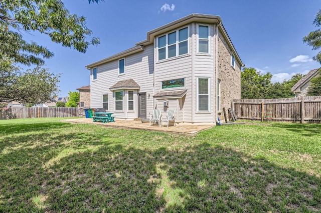 8216 Partridge Bend Cv, Austin, TX 78729 - back of house with a patio