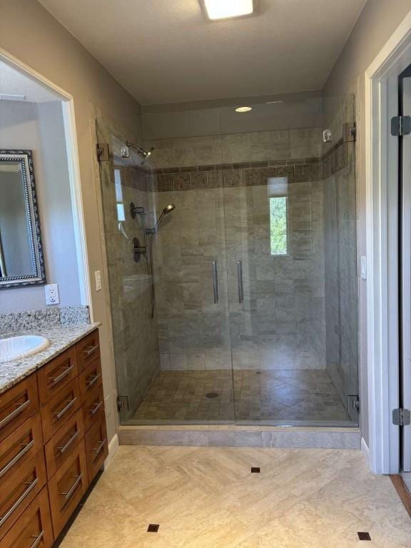 18220 Shepherds Corral, Dripping Springs, TX 78620 - full bath featuring vanity and a stall shower