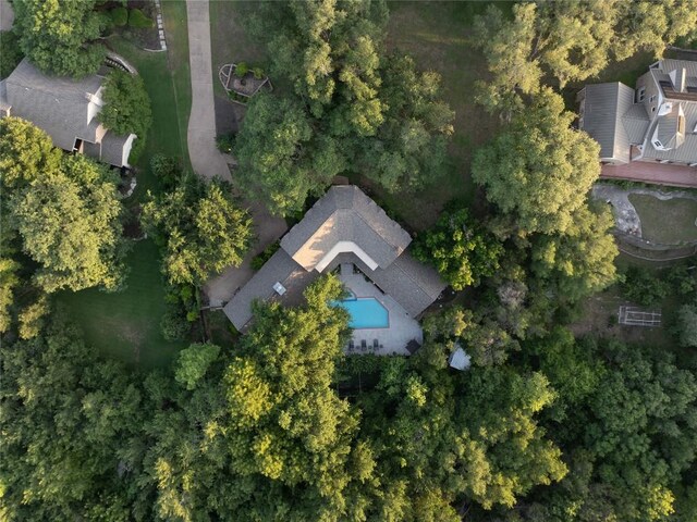 4812 Mantle Dr, Austin, TX 78746 - aerial overview of property's location with a pool