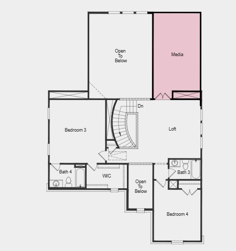 1316 Novara Trl, Leander, TX 78641 - view of floor plan / room layout