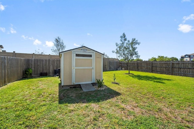 1407 Brashear Ct, Cedar Park, TX 78613 - view of shed with a fenced backyard