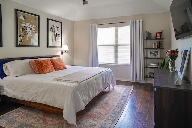 2152 Stonecrest Path, New Braunfels, TX 78130 - bedroom with dark wood finished floors and baseboards