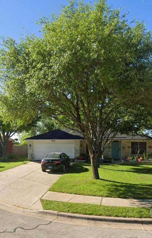 4113 Natural Bridge Ct, Round Rock, TX 78681 - view of front of property with concrete driveway and an attached garage