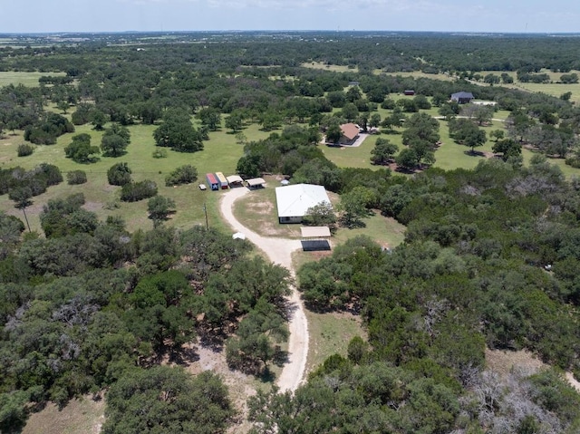 1201 County Road 229, Florence, TX 76527 - aerial view of property's location featuring a forest