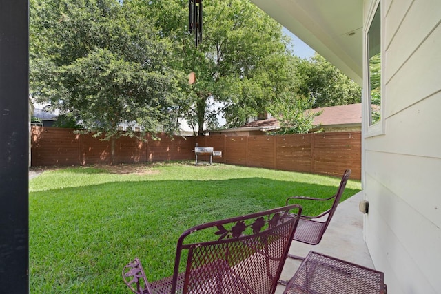 2500 Southland Dr Unit B, Austin, TX 78704 - fenced backyard with a patio area