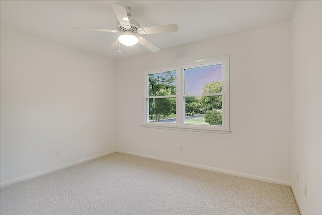503 Elm St, Bastrop, TX 78602 - spare room with light carpet and a ceiling fan