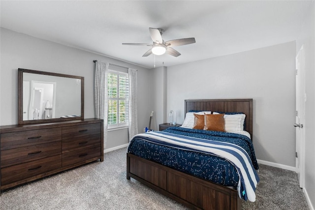 3431 Ranch Park Trl, Round Rock, TX 78681 - bedroom featuring carpet and a ceiling fan
