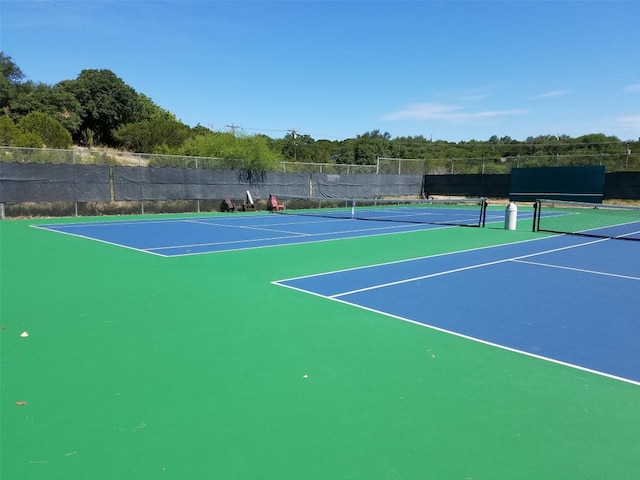138 Top O The Lake Dr, Lakeway, TX 78734 - view of tennis court with community basketball court