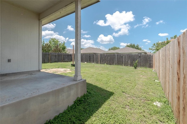 1504 Morning Mist Ln, Pflugerville, TX 78660 - fenced backyard with a patio area