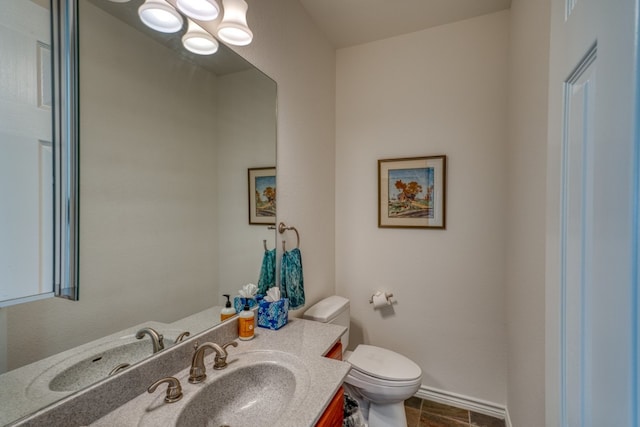 134 Glen Oaks Dr, Sunrise Beach, TX 78643 - half bath featuring toilet and vanity