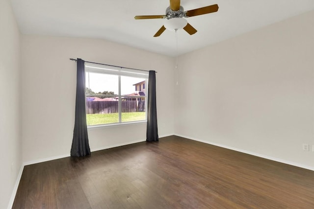 1718 Zydeco Dr, Round Rock, TX 78664 - unfurnished room featuring wood finished floors and a ceiling fan