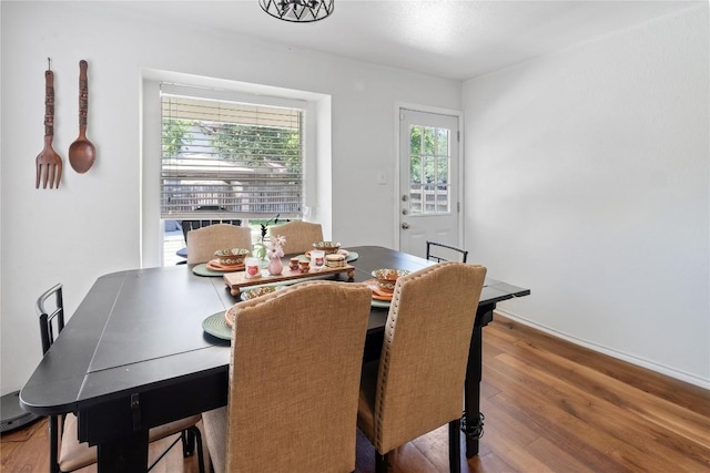 1424 Roxannes Run, Pflugerville, TX 78660 - dining space featuring wood finished floors