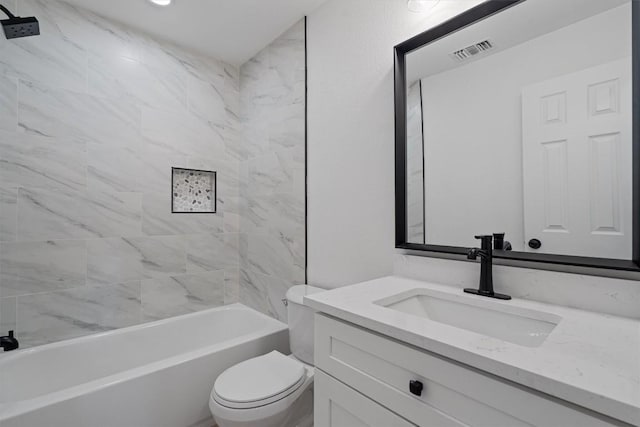 3405 Dunliegh Dr, Austin, TX 78745 - full bath with vanity and bathtub / shower combination