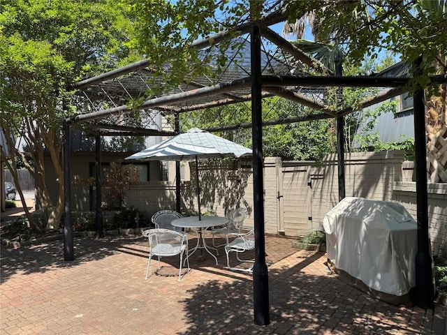 2500 Steck Ave Unit 13, Austin, TX 78757 - view of patio / terrace featuring outdoor dining space and grilling area