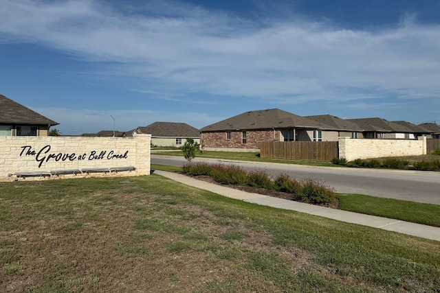1925 T H Johnson Dr, Taylor, TX 76574 - community sign with a residential view
