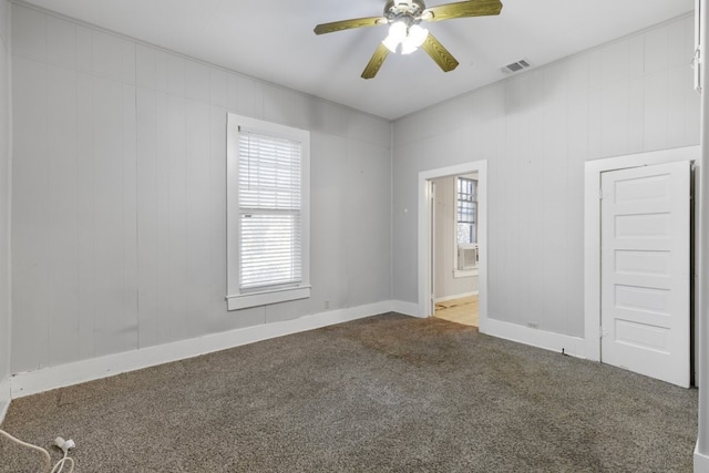 1006 Porter St, Taylor, TX 76574 - unfurnished room with carpet flooring and a ceiling fan