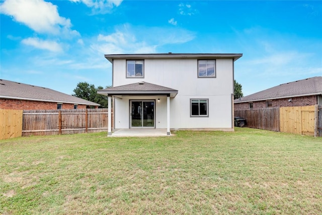 111 Woodley Rd, Leander, TX 78641 - rear view of property featuring a patio area and a fenced backyard