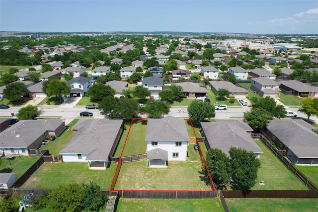 111 Woodley Rd, Leander, TX 78641 - aerial perspective of suburban area with property boundaries highlighted