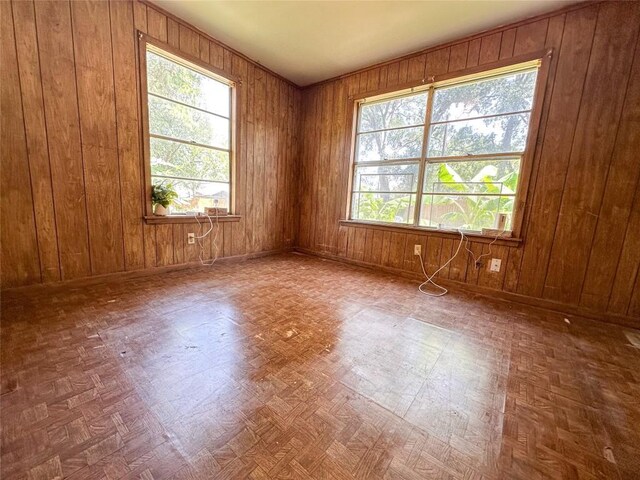 407 4th Ave, Smithville, TX 78957 - unfurnished room with wooden walls