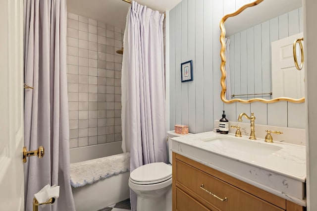 7303 Lunar Dr, Austin, TX 78745 - full bathroom with vanity and shower / bath combo