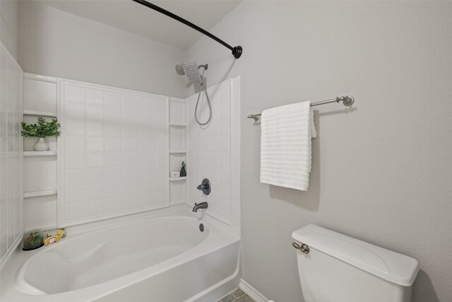 517 Castebar Dr, Round Rock, TX 78664 - full bath with toilet and shower / washtub combination