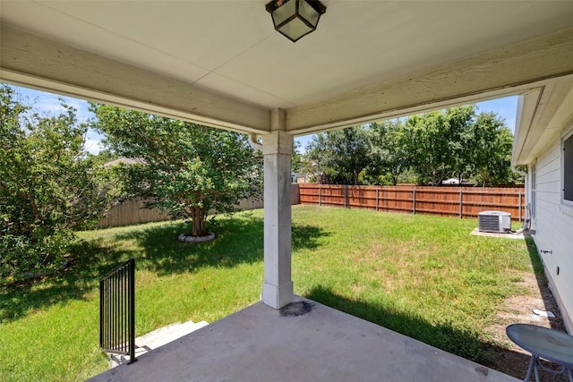 517 Castebar Dr, Round Rock, TX 78664 - fenced backyard with a patio