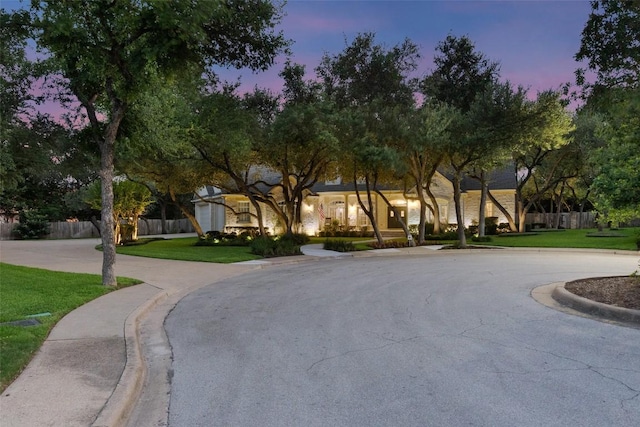 2319 Woodway Dr, Round Rock, TX 78681 - view of front of property featuring curved driveway