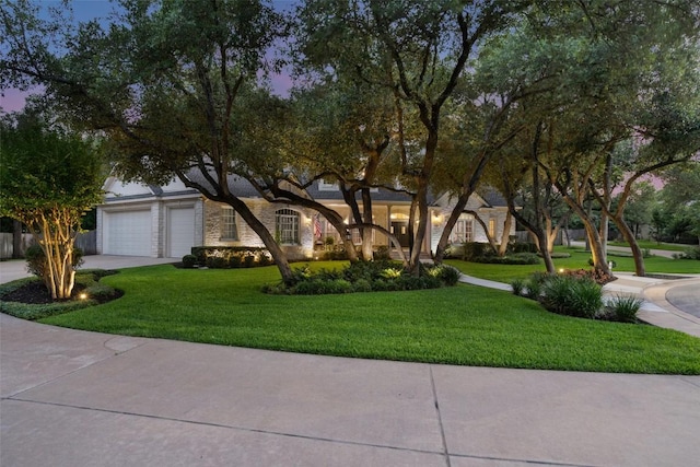 2319 Woodway Dr, Round Rock, TX 78681 - view of property hidden behind natural elements featuring a front lawn and driveway