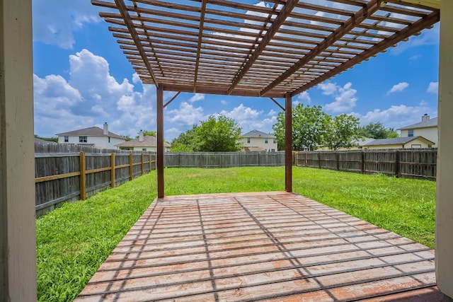 18111 Gallant St, Manor, TX 78653 - fenced backyard with a pergola and a patio area