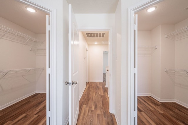 20016 Woodrow Wilson St, Manor, TX 78653 - spacious closet with wood finished floors