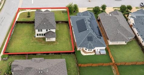 2437 Burberry Ln, Leander, TX 78641 - aerial view of residential area