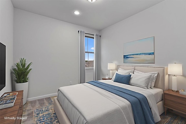 2437 Burberry Ln, Leander, TX 78641 - bedroom featuring baseboards and recessed lighting