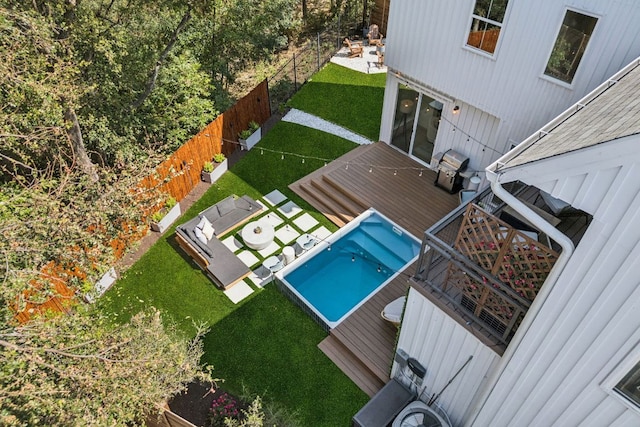 5703 Taunton Dr, Austin, TX 78723 - deck featuring a fenced backyard